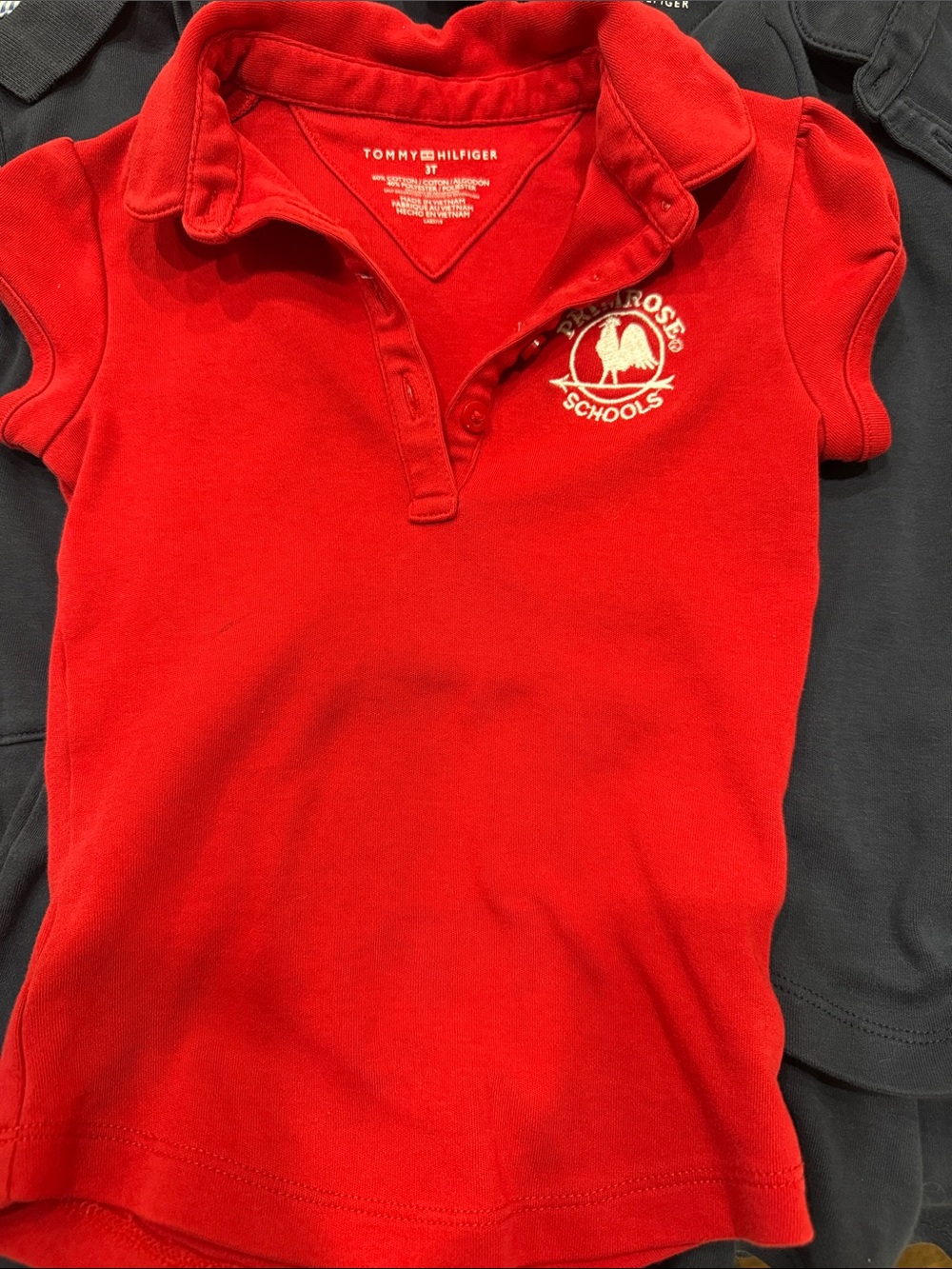 Primrose Schools Tommy Hilfiger Red Girls' School Polo